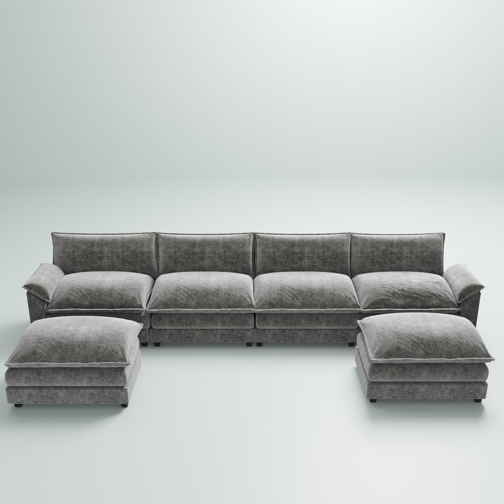 Latitude Run Gabiel Piece Upholstered Sectional Reviews Wayfair